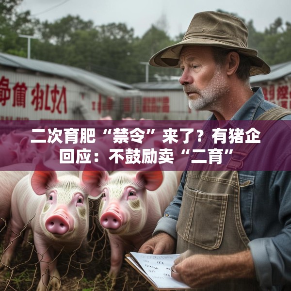 二次育肥“禁令”来了？有猪企回应：不鼓励卖“二育”