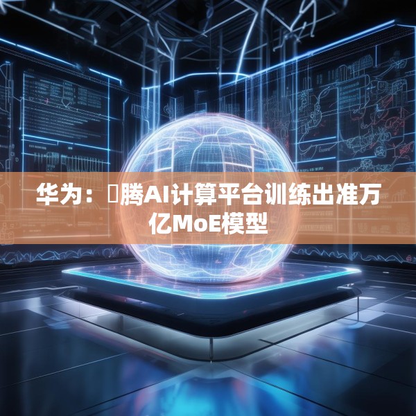 华为：昇腾AI计算平台训练出准万亿MoE模型