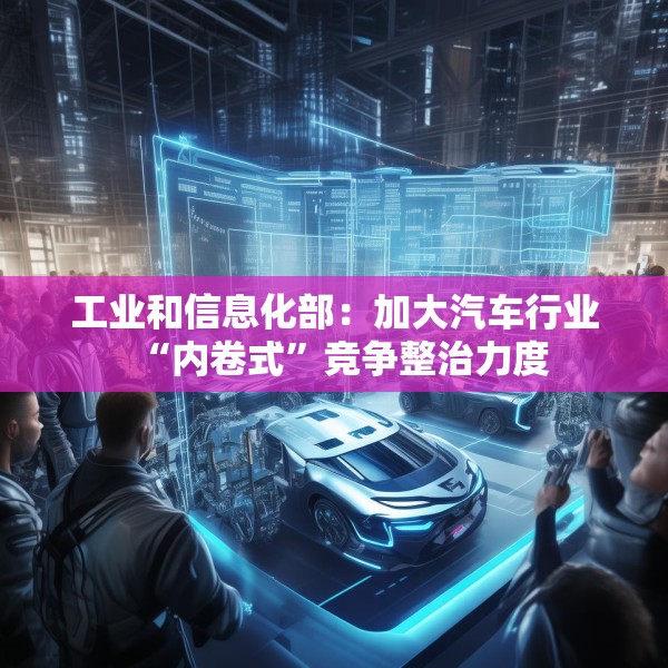工业和信息化部：加大汽车行业“内卷式”竞争整治力度