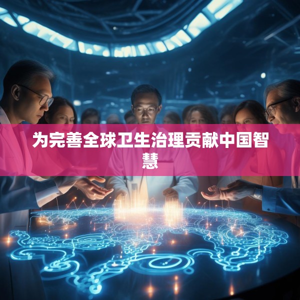 为完善全球卫生治理贡献中国智慧