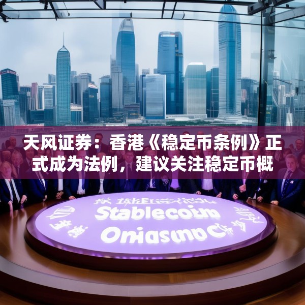 天风证券：香港《稳定币条例》正式成为法例，建议关注稳定币概念相关标的