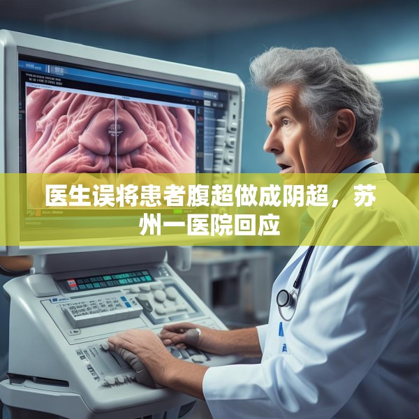 医生误将患者腹超做成阴超，苏州一医院回应