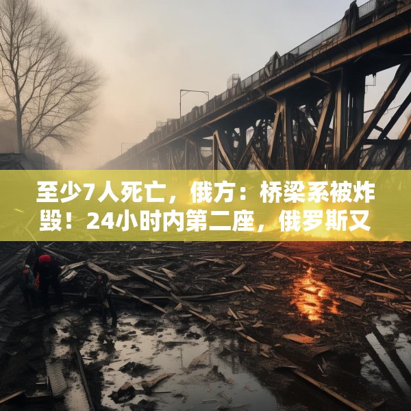 至少7人死亡，俄方：桥梁系被炸毁！24小时内第二座，俄罗斯又一桥梁坍塌