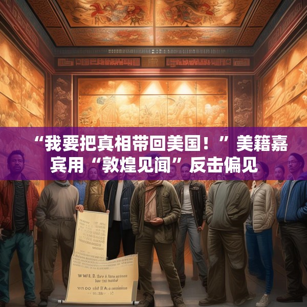 “我要把真相带回美国！”美籍嘉宾用“敦煌见闻”反击偏见