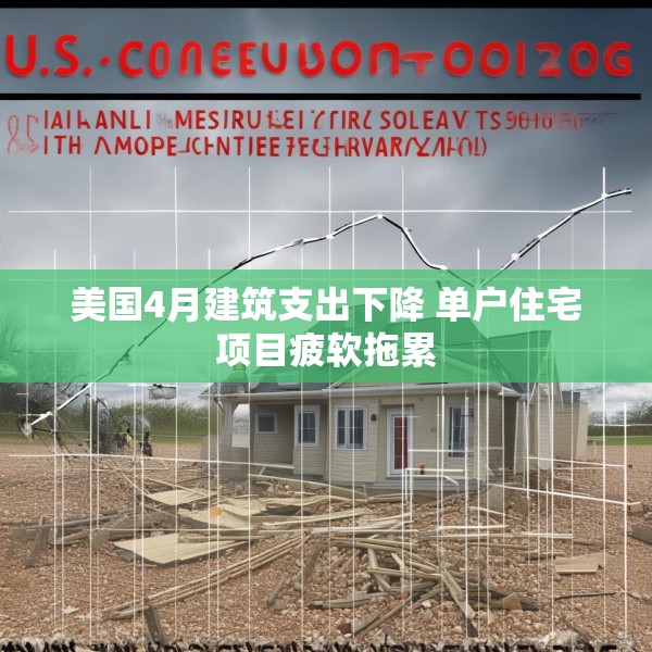 美国4月建筑支出下降 单户住宅项目疲软拖累