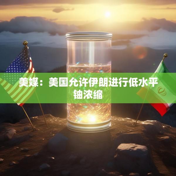 美媒：美国允许伊朗进行低水平铀浓缩