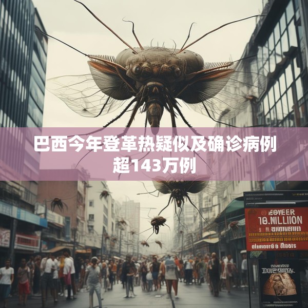 巴西今年登革热疑似及确诊病例超143万例