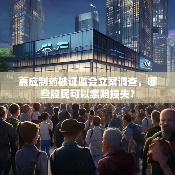 嘉应制药被证监会立案调查，哪些股民可以索赔损失？