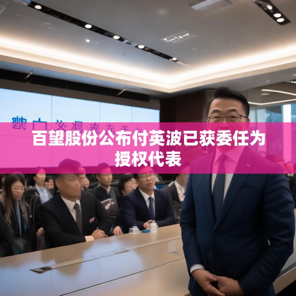 百望股份公布付英波已获委任为授权代表