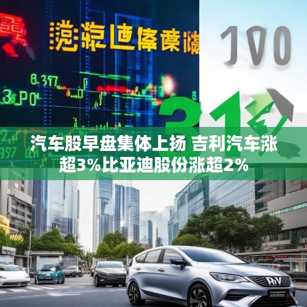 汽车股早盘集体上扬 吉利汽车涨超3%比亚迪股份涨超2%