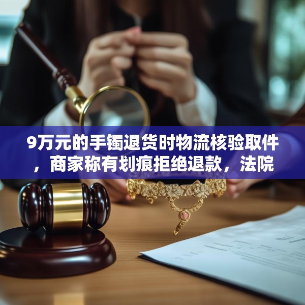 9万元的手镯退货时物流核验取件，商家称有划痕拒绝退款，法院判了