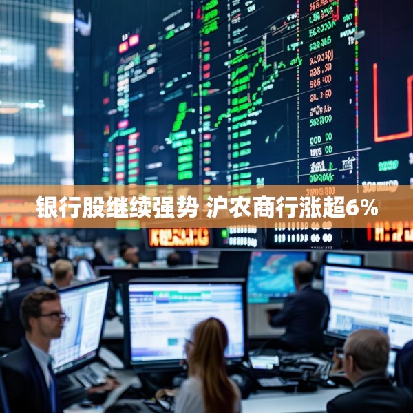 银行股继续强势 沪农商行涨超6%