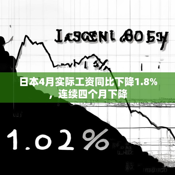 日本4月实际工资同比下降1.8%，连续四个月下降