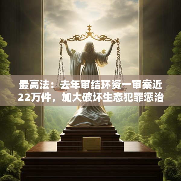 最高法：去年审结环资一审案近22万件，加大破坏生态犯罪惩治