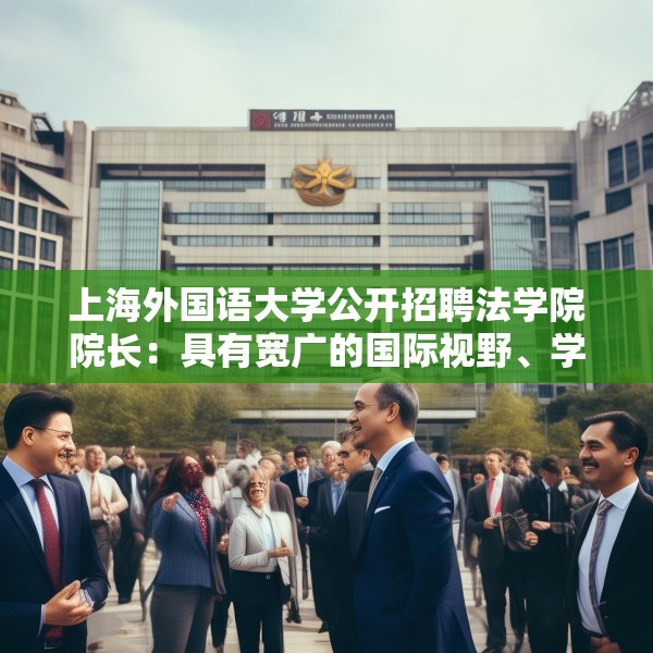 上海外国语大学公开招聘法学院院长：具有宽广的国际视野、学术视野