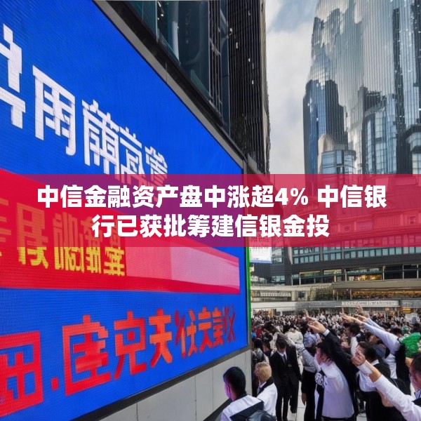 中信金融资产盘中涨超4% 中信银行已获批筹建信银金投
