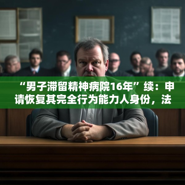 “男子滞留精神病院16年”续：申请恢复其完全行为能力人身份，法院已开庭