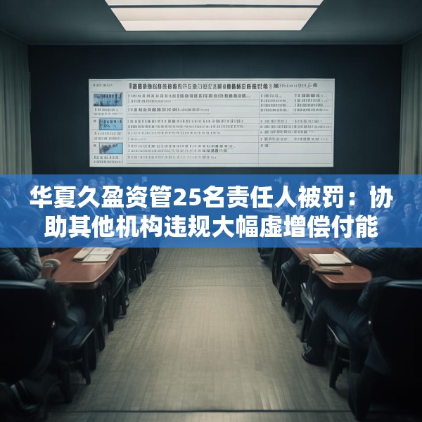 华夏久盈资管25名责任人被罚：协助其他机构违规大幅虚增偿付能力等