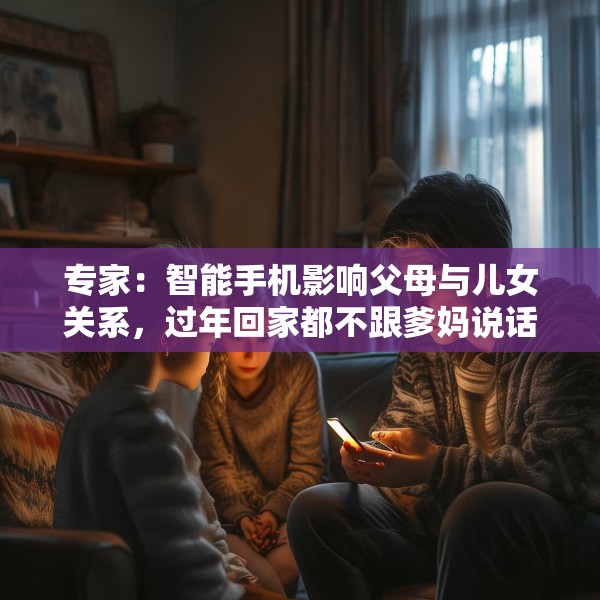 专家：智能手机影响父母与儿女关系，过年回家都不跟爹妈说话