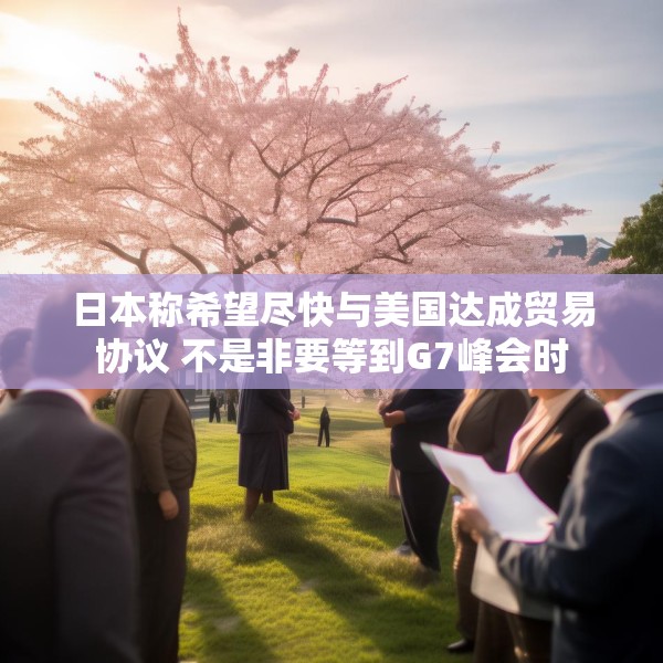日本称希望尽快与美国达成贸易协议 不是非要等到G7峰会时