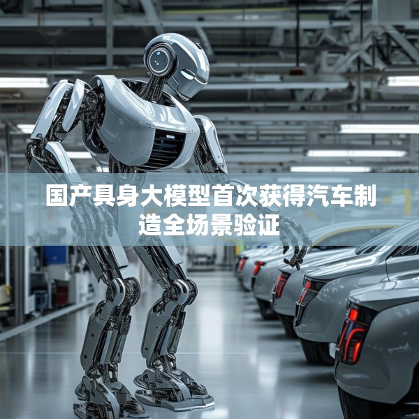 国产具身大模型首次获得汽车制造全场景验证