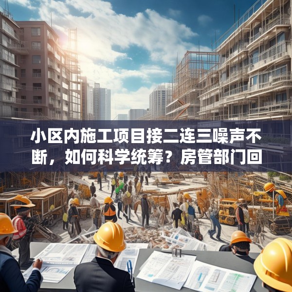 小区内施工项目接二连三噪声不断，如何科学统筹？房管部门回应