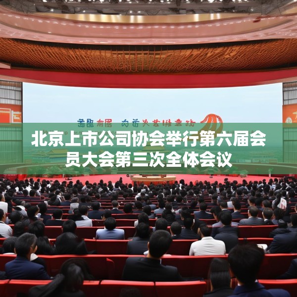 北京上市公司协会举行第六届会员大会第三次全体会议