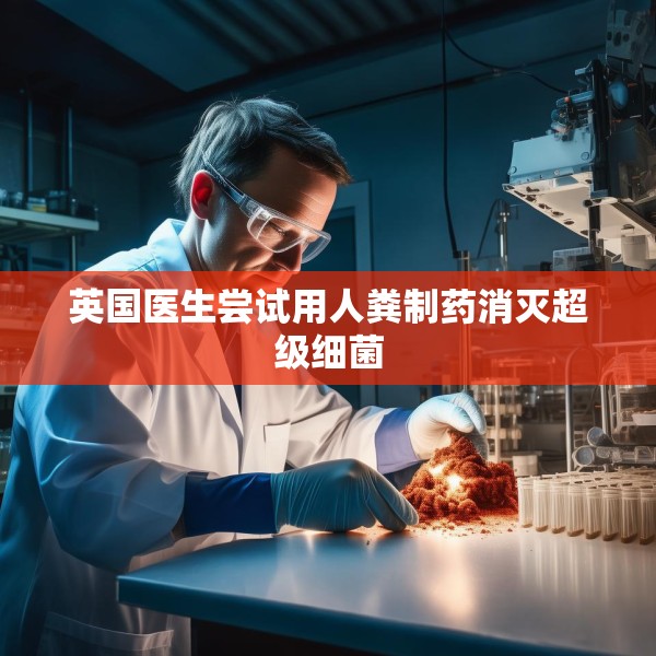 英国医生尝试用人粪制药消灭超级细菌