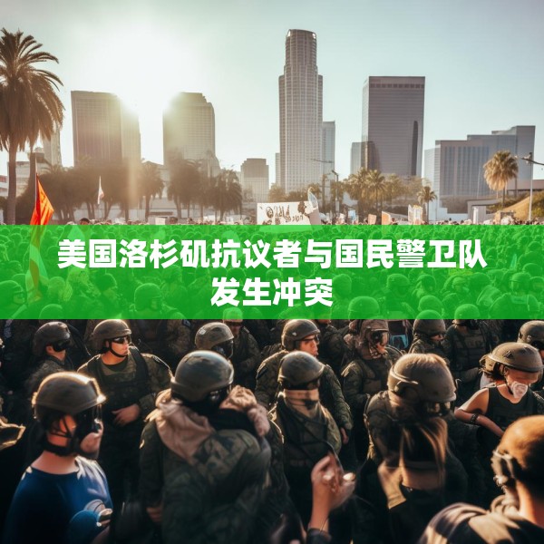 美国洛杉矶抗议者与国民警卫队发生冲突