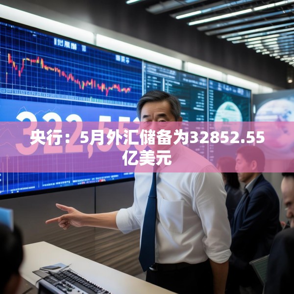 央行：5月外汇储备为32852.55亿美元