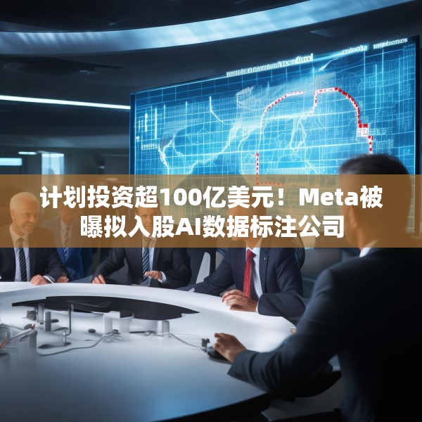 计划投资超100亿美元！Meta被曝拟入股AI数据标注公司