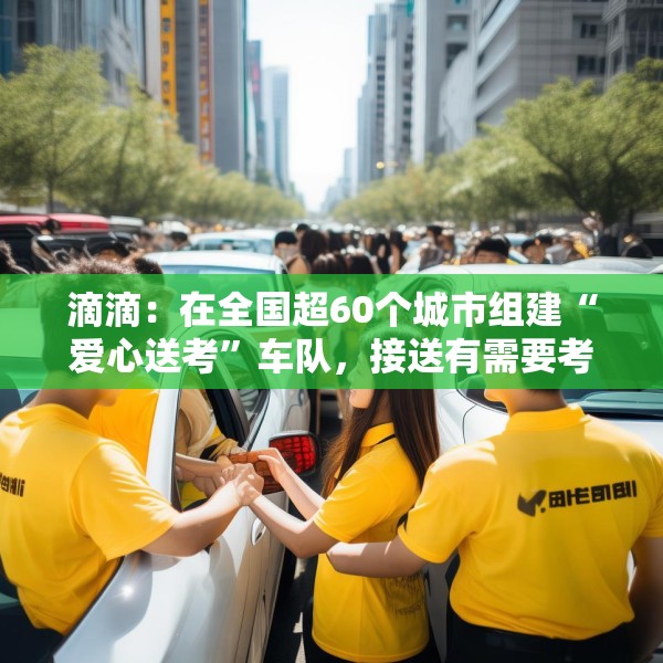 滴滴：在全国超60个城市组建“爱心送考”车队，接送有需要考生往返考场