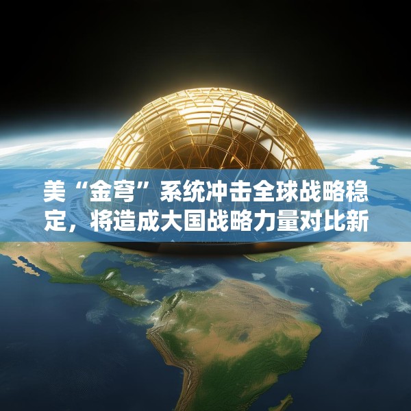 美“金穹”系统冲击全球战略稳定，将造成大国战略力量对比新失衡