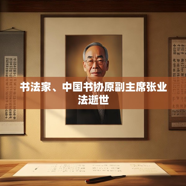 书法家、中国书协原副主席张业法逝世