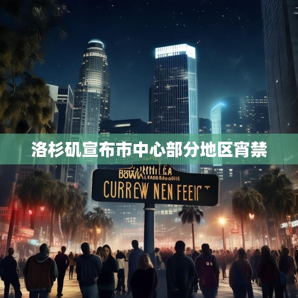 洛杉矶宣布市中心部分地区宵禁