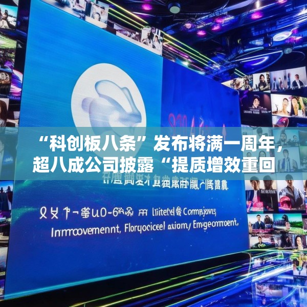 “科创板八条”发布将满一周年，超八成公司披露“提质增效重回报”方案
