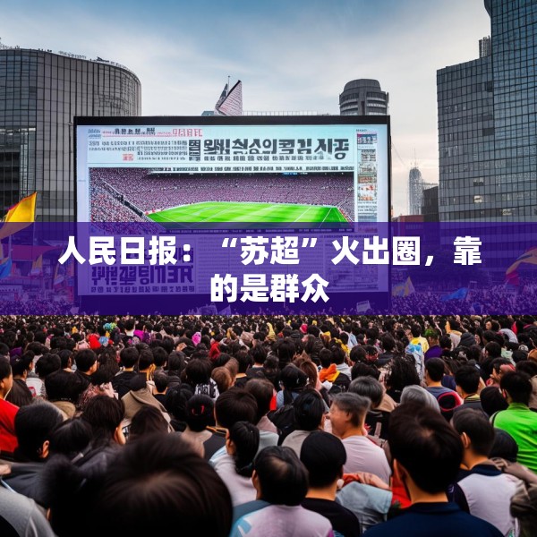 人民日报：“苏超”火出圈，靠的是群众
