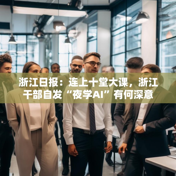 浙江日报：连上十堂大课，浙江干部自发“夜学AI”有何深意