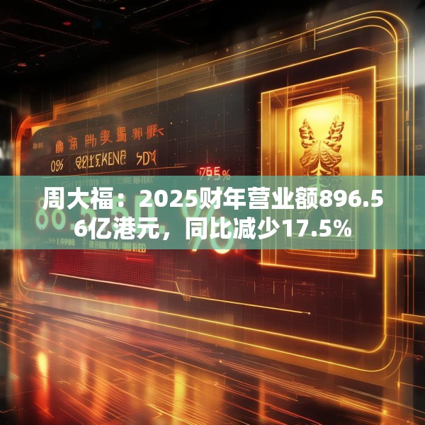 周大福：2025财年营业额896.56亿港元，同比减少17.5%