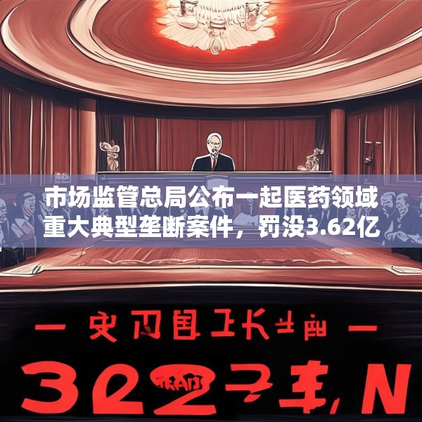 市场监管总局公布一起医药领域重大典型垄断案件，罚没3.62亿元