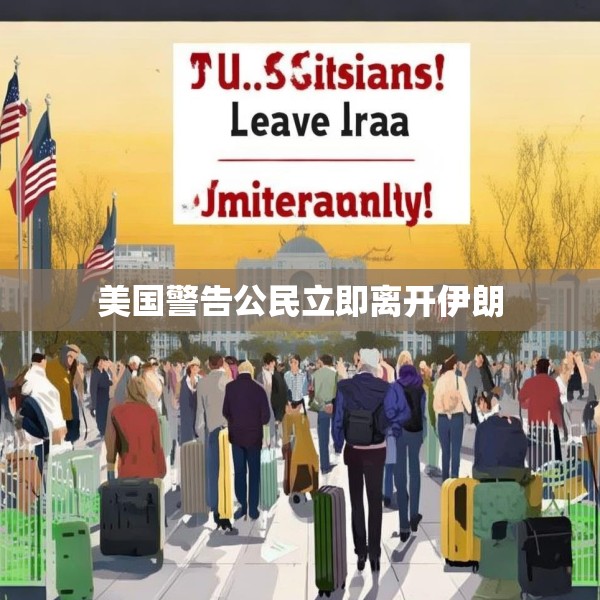 美国警告公民立即离开伊朗