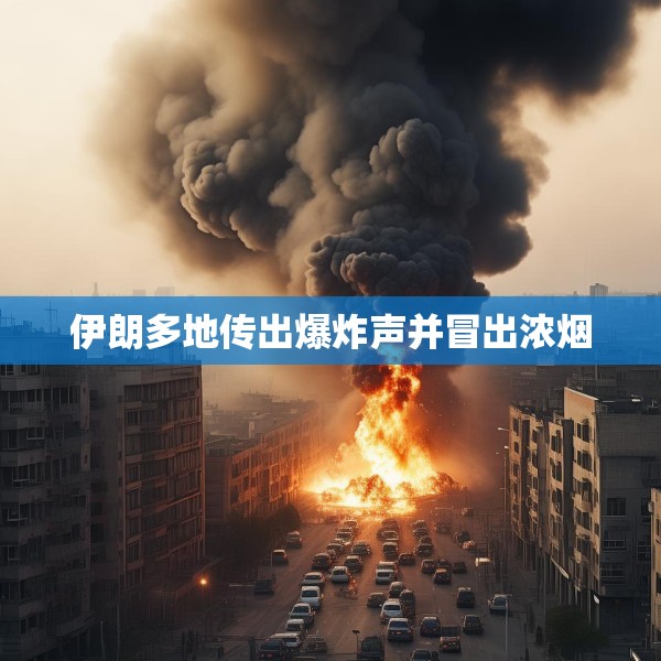 伊朗多地传出爆炸声并冒出浓烟