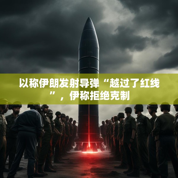 以称伊朗发射导弹“越过了红线”，伊称拒绝克制