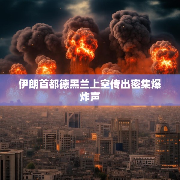 伊朗首都德黑兰上空传出密集爆炸声