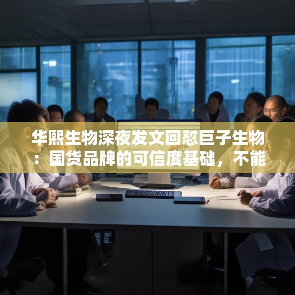 华熙生物深夜发文回怼巨子生物：国货品牌的可信度基础，不能建立在学术名称与概念滥用之上