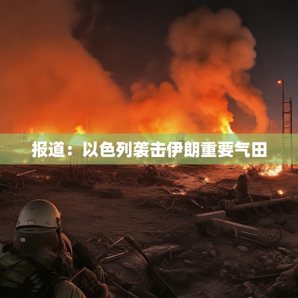 报道：以色列袭击伊朗重要气田