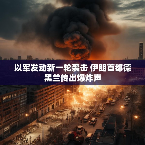 以军发动新一轮袭击 伊朗首都德黑兰传出爆炸声