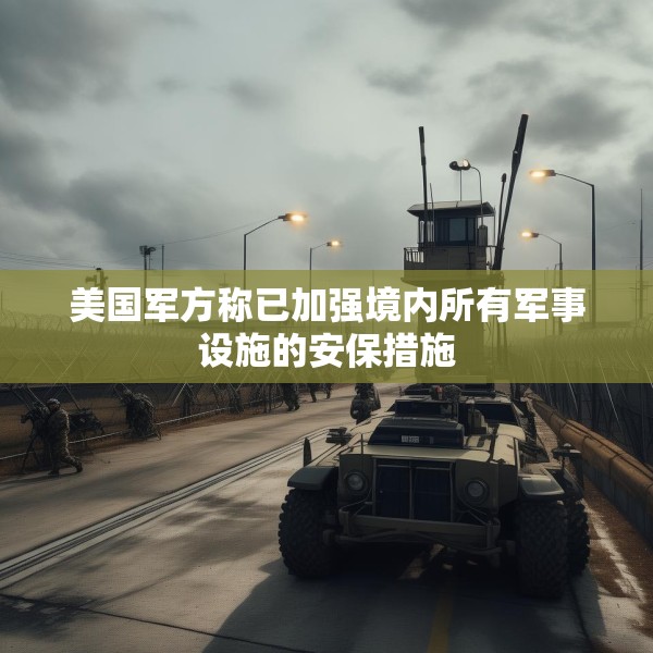 美国军方称已加强境内所有军事设施的安保措施