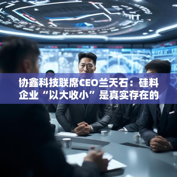 协鑫科技联席CEO兰天石：硅料企业“以大收小”是真实存在的，头部企业正在密切沟通