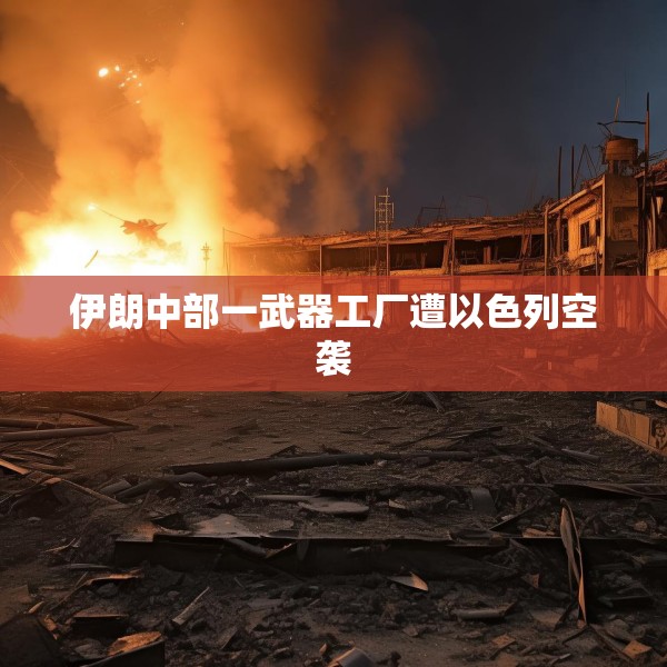 伊朗中部一武器工厂遭以色列空袭